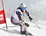 Sarah Briker-Stucki ist die Siegerin im Riesenslalom der Frauen.