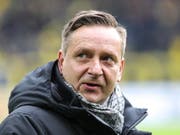 Die 1:5-Niederlage am Samstag in Dortmund brachte das Fass zum Überlaufen: André Breitenreiter ist nicht mehr Trainer von Hannover 96 (Bild: KEYSTONE/EPA/ARMANDO BABANI)