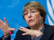 Uno-Menschenrechtskommissarin Michelle Bachelet warnte am Sonntag vor wachsenden Ausgrenzungstendenzen. Sie prangerte am Holocaust-Gedenktag die Tendenz an, die Ereignisse des Holocaust zu verharmlosen oder gar zu leugnen. (Bild: KEYSTONE/MARTIAL TREZZINI)