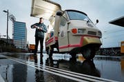 Der Betreiber Benno Stäheli hat bereits angekündigt, das Kaffeemobil weiterführen zu wollen. (Bild: Stefan Kaiser (Rotkreuz, 8. Januar 2019))