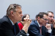 CVP-Nationalrat Claude Béglé während einer Anhörung im Nationalrat. (Bild: Peter Klaunzer/Keystone, Bern, 15. Januar 2019)