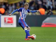 Nach 12 Saisons bei Hertha Berlin in der deutschen Bundesliga kehrt Fabian Lustenberger im Sommer in die Schweiz zurück. Der Defensivspieler unterschreibt bei den Young Boys einen Dreijahresvertrag (Bild: KEYSTONE/AP/MICHAEL SOHN)