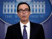 Die US-Sanktionen sollen laut Finanzminister Mnuchin in Kraft bleiben, bis in Venezuela eine Übergangsregierung oder eine demokratisch gewählte Regierung in im Amt ist. (Bild: KEYSTONE/AP/EVAN VUCCI)