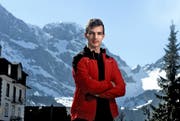 Joren van Pottelberghe in Engelberg. (Bild: Nadia Schärli (9. April 2015))