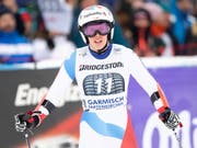 Für die Kombinations-Olympiasiegerin Michelle Gisin ist die Saison noch vor der WM vorbei (Bild: KEYSTONE/EPA/LUKAS BARTH-TUTTAS)