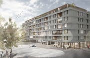 So soll das Alterszentrum im Schweighof aussehen. (Visualisierung: PD)