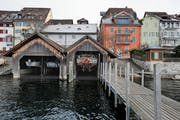 Der Boden im Bootshaus Unter Altstadt soll um 80 Zentimeter abgesenkt werden. (Bild: Stefan Kaiser (Zug, 23. Januar 2019))