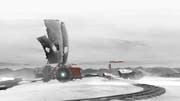 Szene aus dem nominierten Videospiel "FAR: Lone Sails". Bild: PD
