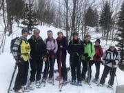 Auch diese Wintersportgruppe geniesst den Anlass auf der Klewenalp. (Bild: PD)
