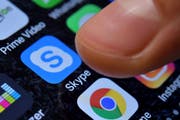 Skype hält in der Verwaltung im Kanton Luzern Einzug. (Bild: Sascha Steinbach / Keystone)