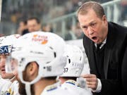 Greg Ireland konnte seine Lugano-Stars auch gegen Langnau wieder nicht zum Sieg schreien. (Bild: KEYSTONE/PETER SCHNEIDER)