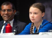Die 16-jährige schwedische Umweltaktivistin Greta Thunberg. (Bild: Keystone/Monika Skolimowska)