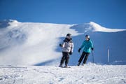 Skifahrer auf der Melchsee-Frutt. (Bild: Manuela Jans-Koch, 3. Januar 2019)