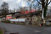 Besetztes Haus am Murmattweg in Luzern. Bild: Corinne Glanzmann (Luzern, 02. Januar 2019)