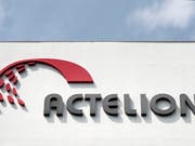 Beim Pharmaunternehmen Actelion könnten nach der Übernahme durch Johnson&Johnson am Hauptsitz in Allschwil bis zu 75 Stellen wegfallen. (Bild: KEYSTONE/GEORGIOS KEFALAS)