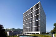 Aussenaufnahme des Bundesverwaltungsgerichtes in St. Gallen (Bild: KEYSTONE/Gaetan Bally)