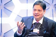 Der indonesische Industrieminister Airlangga Hartarto vergangene Woche am Weltwirtschaftsforum in Davos (Bild: Manuel Lopez/PD (24. Januar 2019))