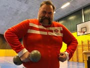 Das ist der Ernschtli, zu dessen Ehren die Eltern Gisela und Ruedi das Eidgenössische Turnfest veranstalten. (Bild: PD)