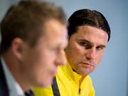 Erfolgreiches Tandem bei YB: Trainer Gerardo Seoane, und Sportchef Christoph Spycher (Bild: KEYSTONE/ANTHONY ANEX)