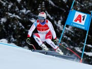 Beat Feuz ging im Training nicht voll aus sich heraus (Bild: KEYSTONE/AP/GABRIELE FACCIOTTI)