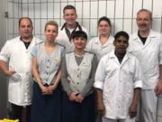 David Roth (dritter von links) mit seinem Team. (Bild: PD)