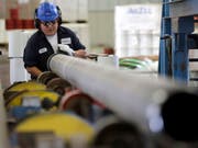 Der Handelskrieg lastet auf der chinesischen Industrie. (Bild: KEYSTONE/AP/DAVID J. PHILLIP)