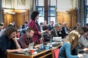 Im Luzerner Stadtrat stand die Debatte über Einbürgerungskosten an. Mit dabei: Korintha Bärtsch (Grüne). (Bild: Pius Amrein (Luzern, 31. Januar 2019))