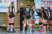 Steinhausens Trainer Amir Mustafic muss die richtigen Worte finden. (Bild: Maria Schmid (Steinhausen, 10. November 2018))