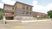 So würde der aufgestockte Spezialtrakt A des Schulhauses Würzenbach aussehen. (Visualisierung: Auf der Maur & Böschenstein Architekten ETH/HTL)