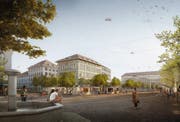 Baumgruppen und -reihen: Die Gestaltungsidee "Fuge" hat es auf den fünften Platz geschafft. (Bild: PD)