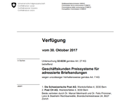 Auszug aus der nun veröffentlichten Verfügung der Weko. (Screenshot Weko, 4. Januar 2018)