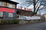 Das «Eichwäldli» am Murmattweg ist seit Donnerstag offiziell besetzt. (Bild: Corinne Glanzmann (Luzern, 2. Januar 2019))