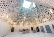 Der Gerichtssaal im Bundesstrafgericht in Bellinzona. (Bild: Karl Mathis/Keystone (21. Oktober 2013))