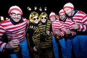 Bechtelisnacht 2018 in der Innenstadt von Frauenfeld.