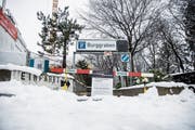 Wegen Umbaus geschlossen: Die Parkgarage Burggraben wird saniert. (Bild: Mareycke Frehner)