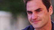 Roger Federer lässt seinen Emotionen freien Lauf. (Screenshot Twitter)