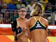 Kira Walkenhorst (links) im Olympia-Final 2016 in Rio de Janeiro (Bild: KEYSTONE/EPA EFE/ORLANDO BARRIA)