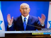 Der israelische Premierminister Netanjahu will sich live im Fernsehen mit Kronzeugen konfrontieren. (Bild: KEYSTONE/EPA/JIM HOLLANDER)