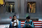 Auf die US-Strafzölle reagierte China seinerseits mit Gegenzöllen auf amerikanische Produkte im Wert von 120 Milliarden Dollar. (Bild: Andy Wong/AP; Peking, 24. September 2018)