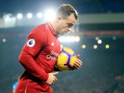 Xherdan Shaqiri zeigte eine starke Leistung - dennoch scheiterte Liverpool im Cup bei den Wolverhampton Wanderers (Bild: KEYSTONE/AP/JON SUPER)