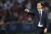 Noch nicht lange im Amt, muss aber um den Job bangen: Real-Trainer Santiago Solari. (Bild: Mahmoud Khaled/EPA (Abu Dhabi, 22. Dezember 2018))