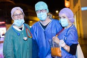 Bechtelisnacht 2018 in der Innenstadt von Frauenfeld.