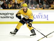 Kevin Fiala avanciert für die Nashville Predators in Toronto zu einem der Matchwinner (Bild: KEYSTONE/AP/MARK HUMPHREY)