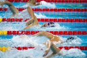 Viele Menschen würden vom Schwimmsport reich werden - nur nicht die Athleten: Ein Bild der Kurzbahn-WM, die kürzlich in China stattfand. (Bild: Roman Pilipey/EPA (Hangzhou, 15. Dezember 2018)