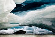 Diese Aufnahme der Höhle im Morteratschgletscher ist im Juni 2011 entstanden. (Bild: Hanspeter Schachtler)