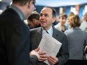 Auch grössere Zeitungstitel sollen seiner Vorstellung nach von der indirekten Presseförderung profitieren: Verlegerpräsident Pietro Supino. Heute liegt die Obergrenze bei einer Auflage von 40'000 Exemplaren. (Bild: KEYSTONE/GAETAN BALLY)