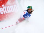 Aus St. Anton werden solche Bilder am Wochenende fehlen. Hier die Österreicherin Katharina Liensberger (Bild: KEYSTONE/AP/GIOVANNI AULETTA)