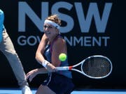 Timea Bacsinszky kämpfte sich in Sydney in den Viertelfinal (Bild: KEYSTONE/AP/RICK RYCROFT)