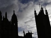 Das Parlamentsgebäude am Mittwoch in London - fünf Tage soll hier über den Brexit debattiert werden. (Bild: Keystone/EPA/NEIL HALL)