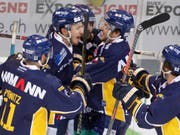 Der B-Meister Langenthal kommt in der Swiss League immer besser in Fahrt (Bild: KEYSTONE/MARCEL BIERI)